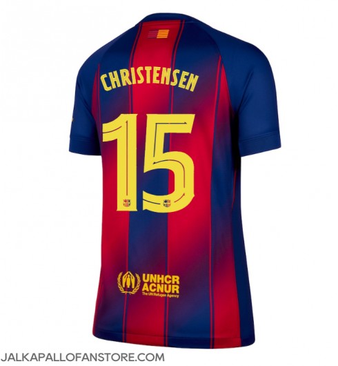 Barcelona Andreas Christensen #15 Kotipaita Naisten 2025-26 Lyhythihainen Barcelona Andreas Christensen #15 Kotipaita Naisten 2025-26 Lyhythihainen